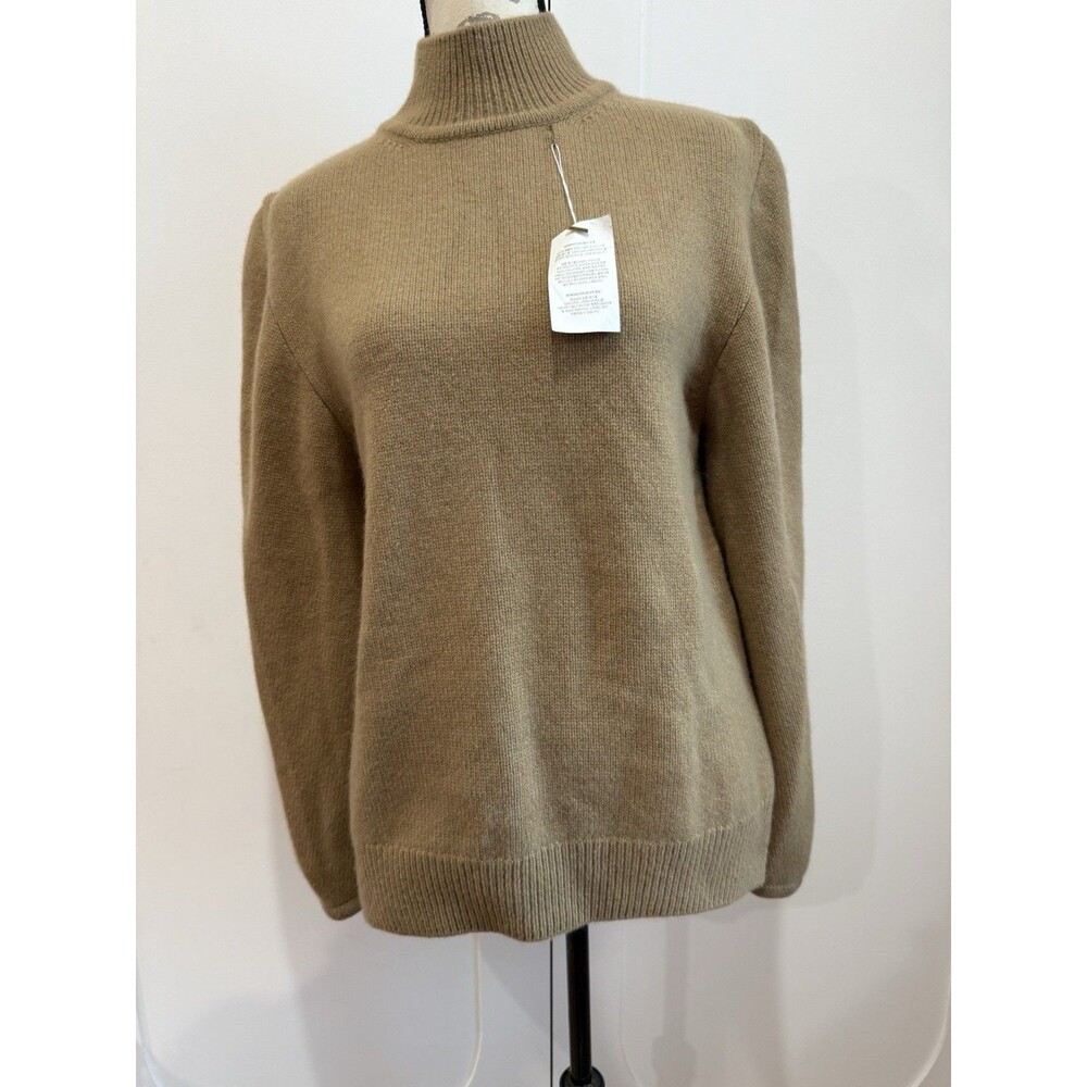 The Sand 100% Wool Sweater Poncho Attached Cape Soft Cozy Brown